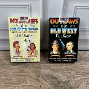 Outlaws And Indian Chiefs Of The Old West Card Games U.S. Games Systems Inc